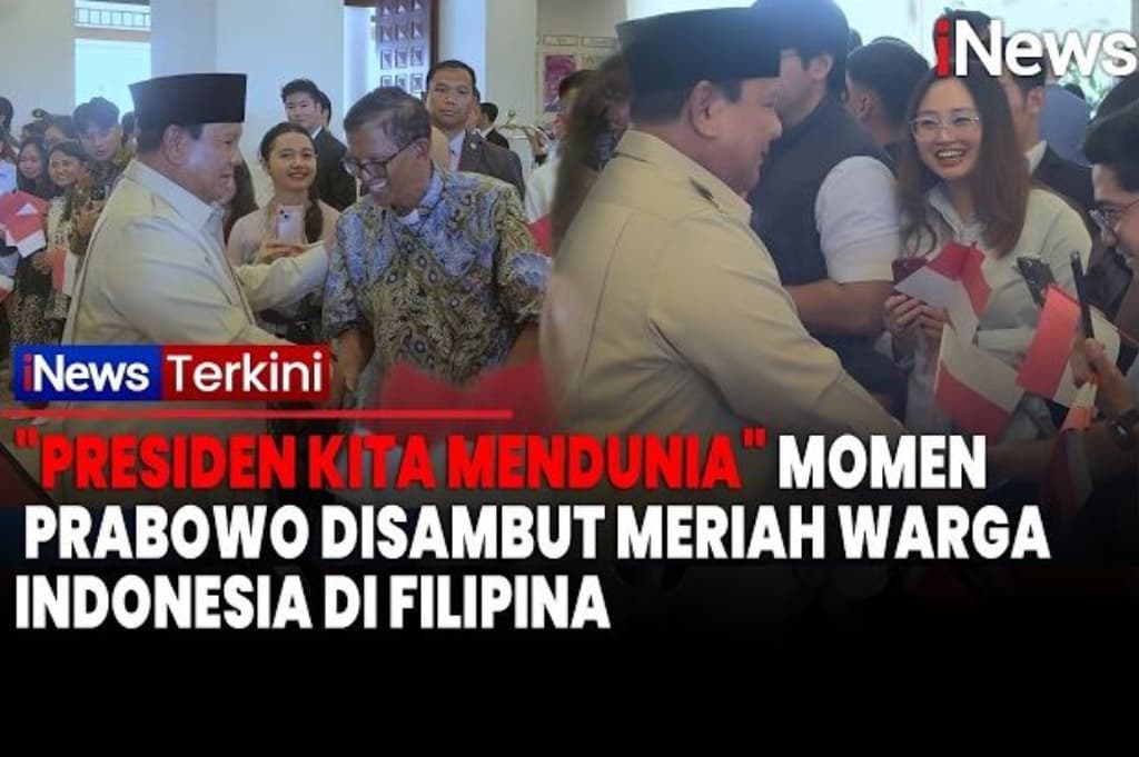 Prabowo Disambut Meriah di Cebu Filipina, Diaspora Indonesia: Presiden Kita Mendunia