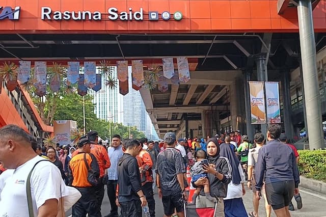 CFD Perdana Digelar di Rasuna Said Jaksel, Warga Antusias Olahraga dan Nikmati Hiburan