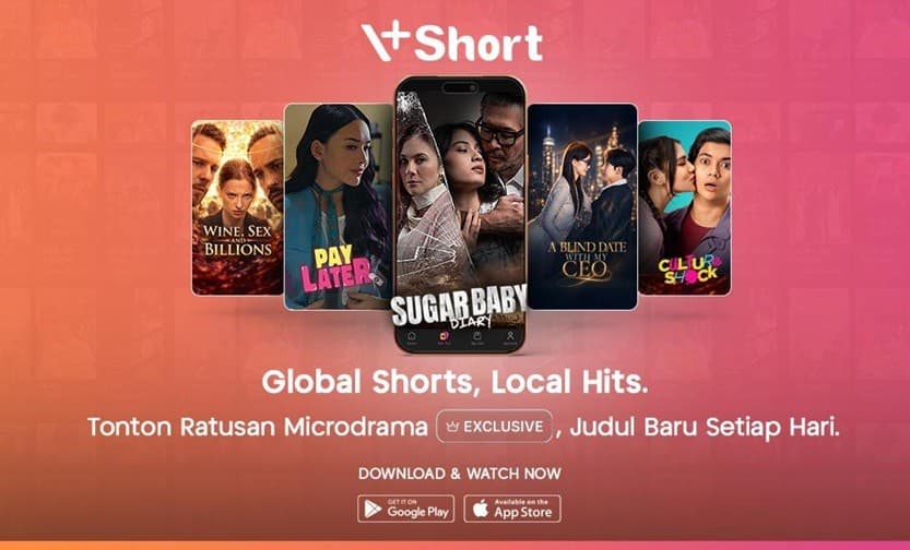 Nonton Ratusan Microdrama Seru Eksklusif di V+Short, Download Aplikasinya Sekarang!