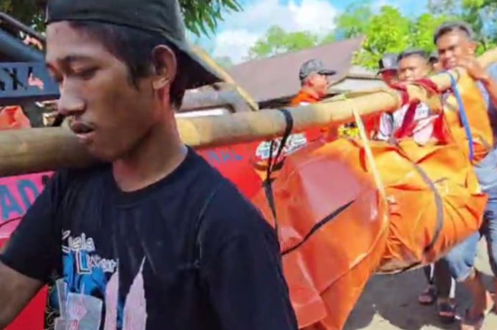 Pilu! Pasutri di Gowa Ditemukan Tewas Terseret Arus Sungai Buakkang