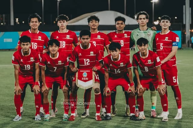 Susunan Pemain Timnas Indonesia U-17 Vs Jepang: Garuda Kekuatan Penuh!