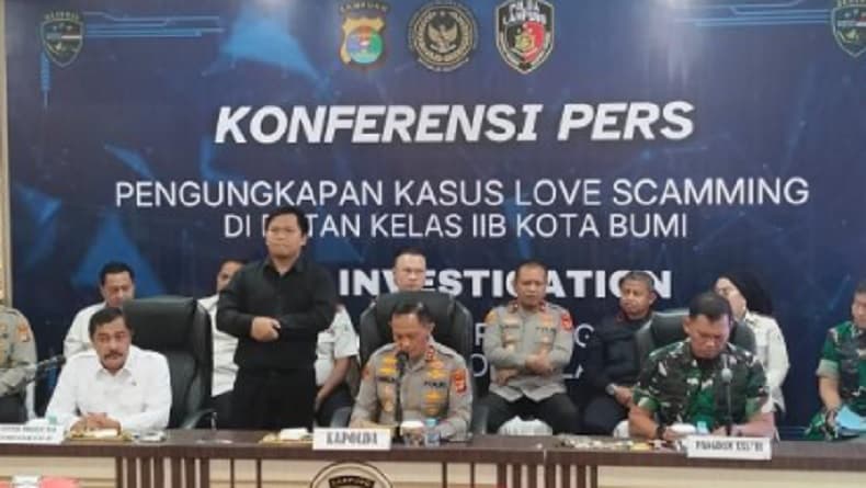 Kasus Love Scamming Dikendalikan dari Rutan Kotabumi Lampung, Oknum Petugas Diduga Terlibat