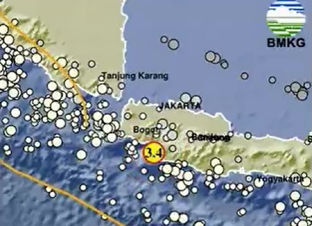 Gempa Hari Ini M 3,5 Guncang Sukabumi, Getaran Dirasakan hingga Cidolo