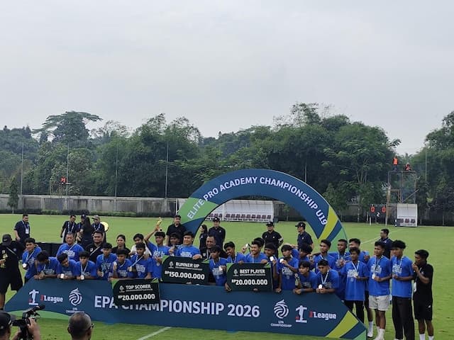 Sumsel United U-19 Cetak Sejarah! Juara Perdana EPA Championship usai Final Dramatis
