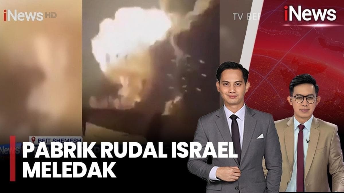 Pabrik Rudal Israel Meledak, Warga Berhamburan Pabrik Rudal Israel Meledak, Warga Berhamburan