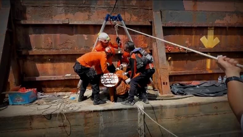 3 Pekerja Tewas di Palka Kapal Tongkang, Diduga Keracunan Gas Beracun