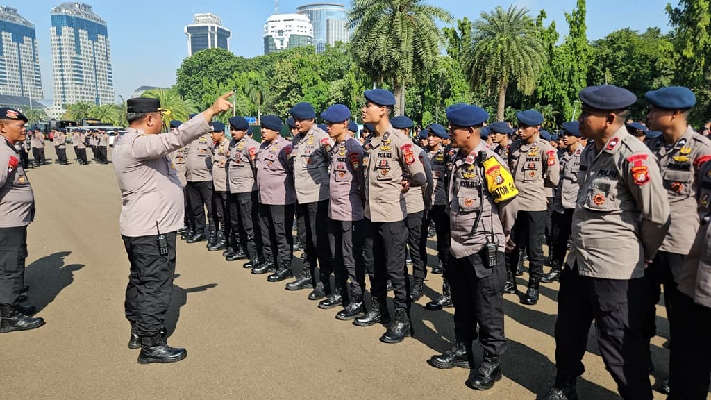 Full Siaga! 3.067 Personel Amankan 3 Aksi Demo di Jakpus Hari Ini