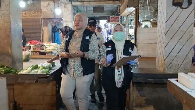 Sidak Pasar Curug, BPOM Tangerang Temukan 3 Bahan Makanan Mengandung Formalin