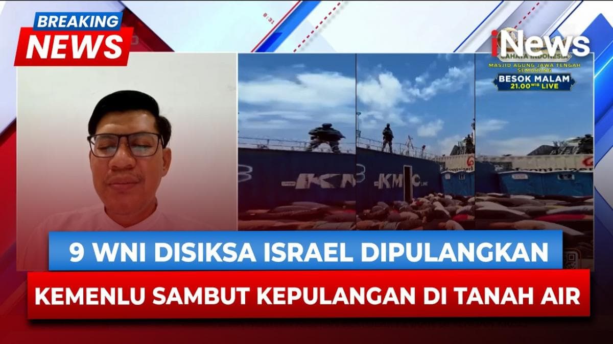 Sempat Ditangkap Israel, 9 WNI Misi Kemanusiaan Tiba di Jakarta Sore Ini