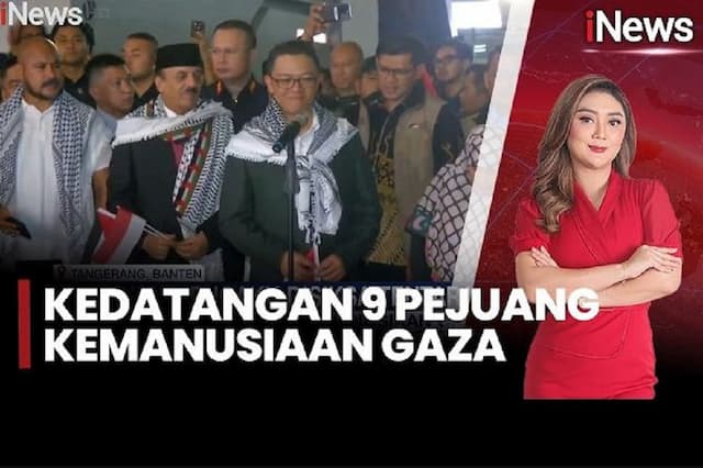 Momen Kedatangan 9 Pejuang Kemanusiaan Gaza, Mengaku Disiksa Tentara Israel