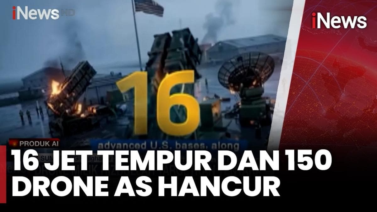 Iran Klaim Hancurkan 16 Jet Tempur dan 150 Drone AS, Rekaman Pencegatan Pesawat F-35 Dirilis