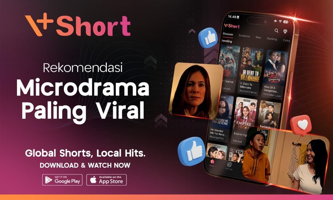 Deretan Judul Microdrama V+Short Lagi Viral, Bikin Susah Move On!