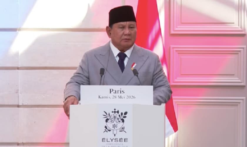 Prabowo di Hadapan Macron: Saya Instruksikan Sekolah di Indonesia Harus Belajar Bahasa Prancis Prabowo di Hadapan Macron: Saya Instruksikan Sekolah di Indonesia Harus Belajar Bahasa Prancis