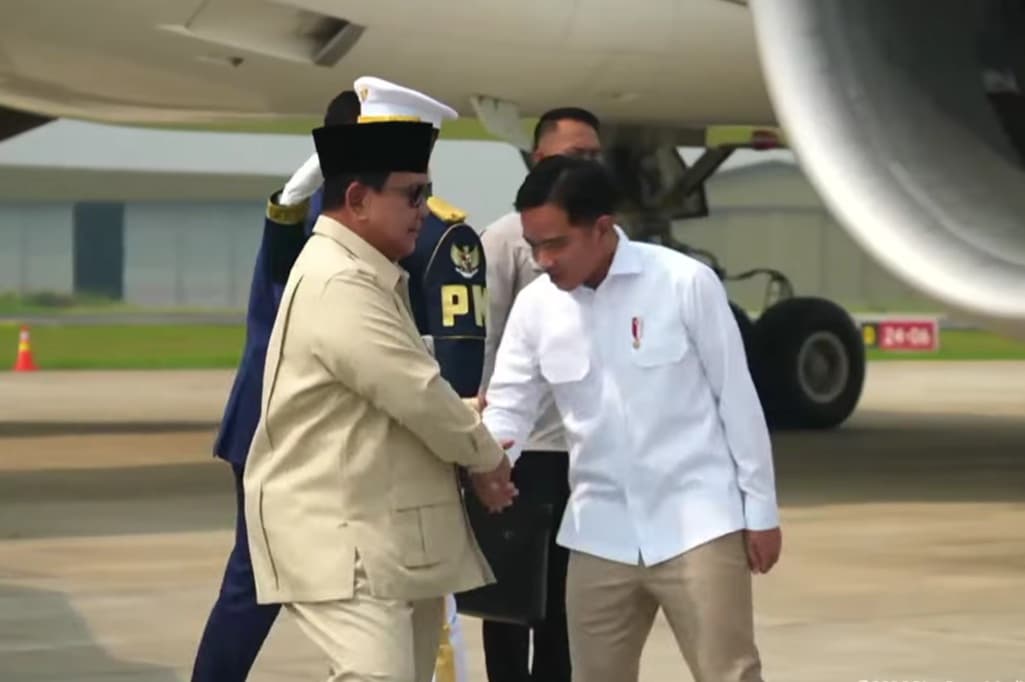 Prabowo Tiba di Tanah Air usai Kunjungi Prancis, Disambut Gibran