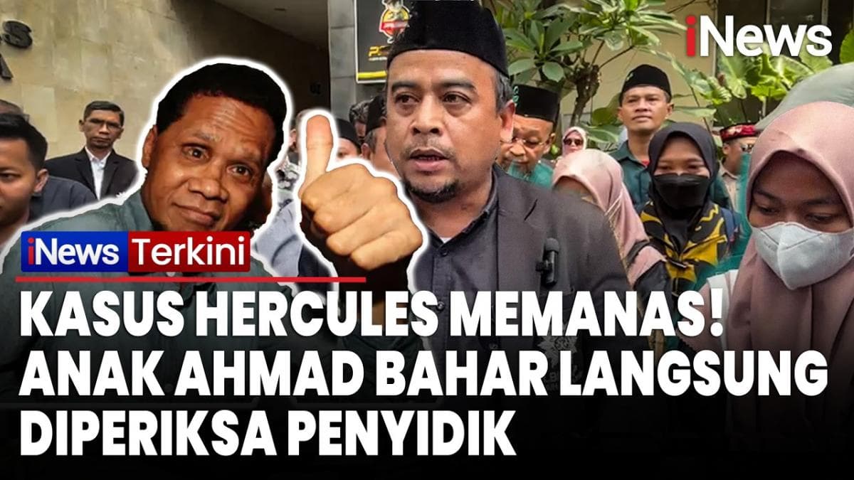 Babak Baru Kasus Hercules, Anak Penulis Ahmad Bahar Penuhi Panggilan Polda Metro Jaya