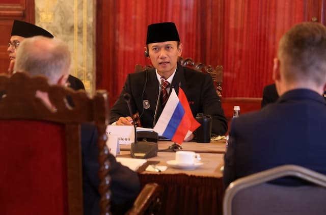 AHY Pimpin Konsultasi Bilateral, RI-Rusia Siap Perkuat Kerja Sama Perkapalan dan Sektor Maritim