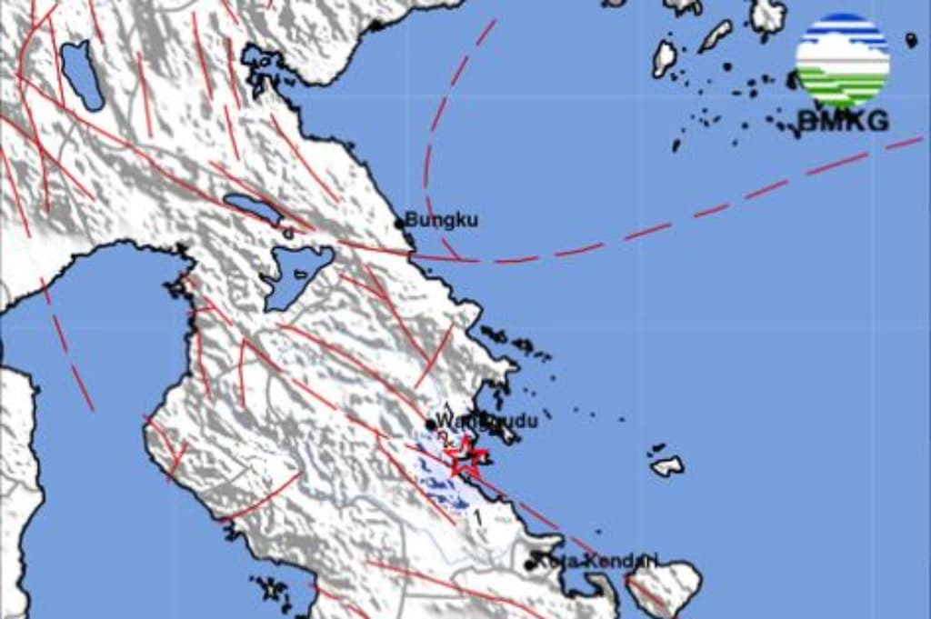 Gempa Hari Ini Magnitudo 3,5 Guncang Konawe Utara, Getaran Dirasakan Cukup Kuat