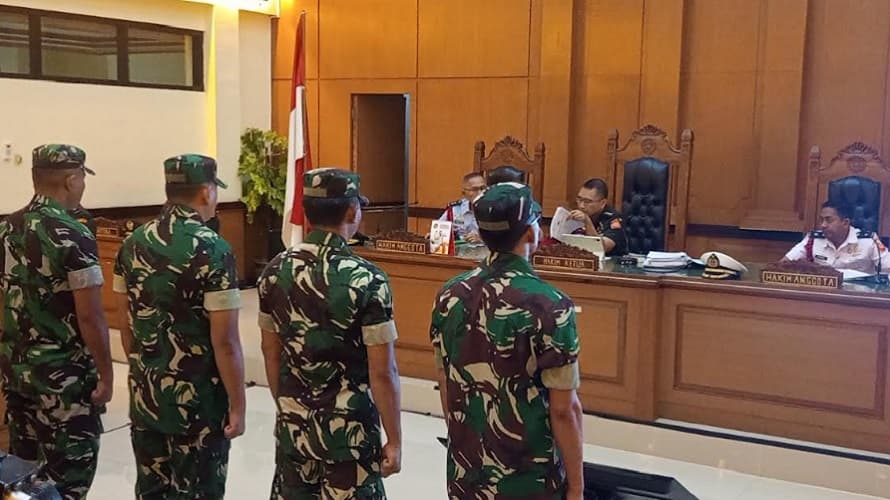 Breaking News: 4 Prajurit TNI Penyiram Air Keras ke Andrie Yunus Dituntut 2,5 Tahun Penjara 