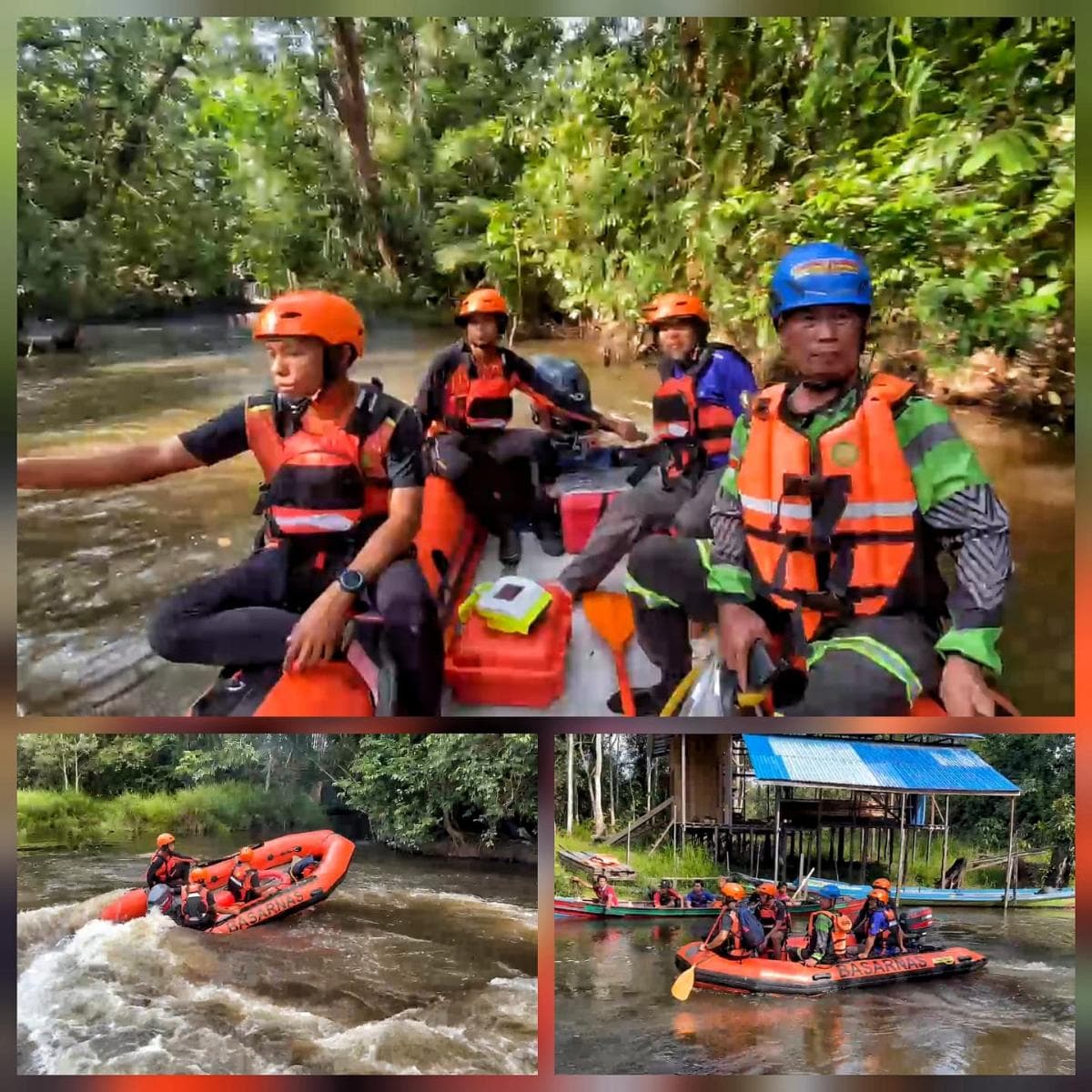 Tim SAR Gabungan Lanjutkan Pencarian Orang Hilang di Desa Pulau Patai, Barito Timur