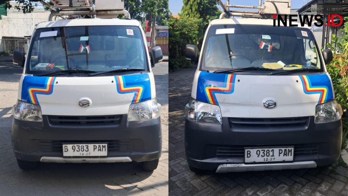 Dua Mobil Pelat Nomor Sama Terparkir di Halaman Kantor PLN Jombang, Begini Tindakan Polisi