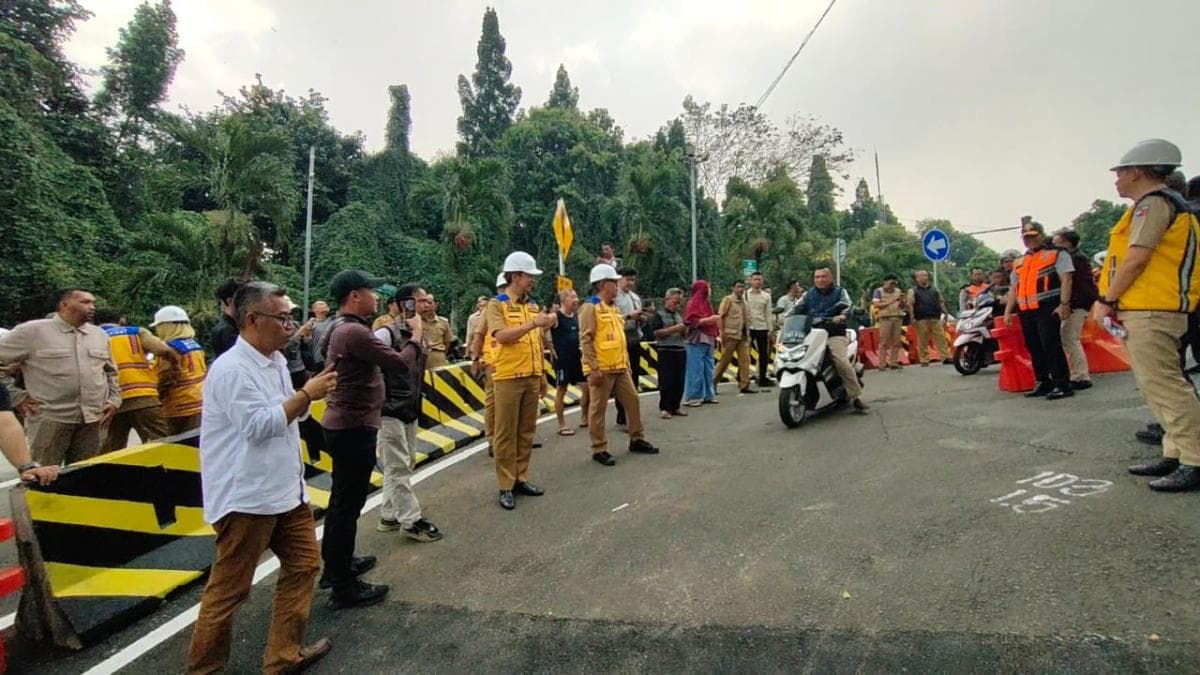 Akses Jalan Danasasmita di Batutulis Resmi Dibuka Dua Jalur Khusus Kendaraan Roda Dua