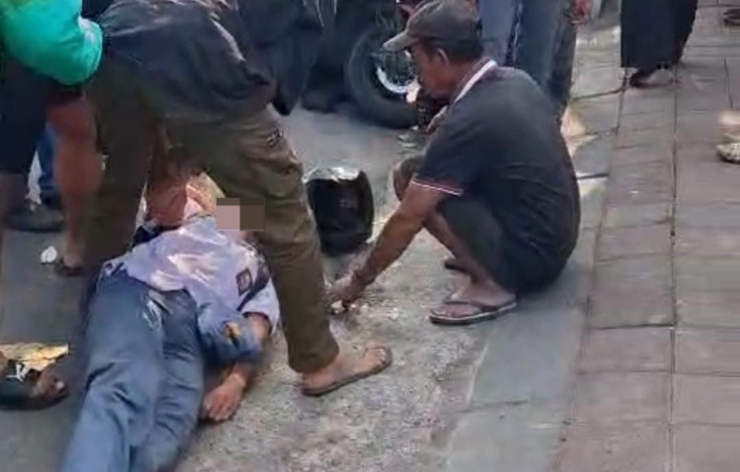 Pengeroyokan Brutal Pelajar SMK di Gowa, Korban Terkapar Hingga Tak Sadarkan Diri