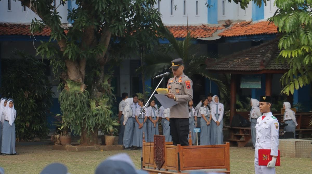Polres Pemalang Jadi Pembina Upacara di 28 Sekolah, Ajak Pelajar Jaga Kamtibmas