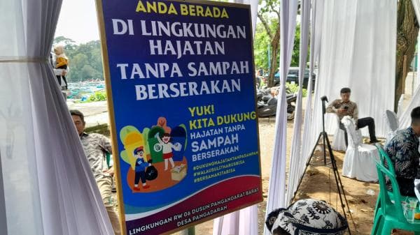Unik, Warga di Pangandaran Kampanyekan Hajatan Anti Nyampah `LISA`, Hajat Beres Runtah Beres