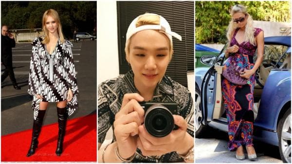 Keren! Ternyata Batik Pernah Dipakai Artis Dunia, Suga BTS hingga Paris Hilton