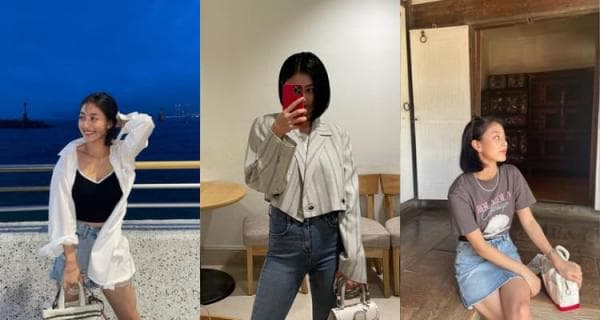 6 Inspirasi Padu Padan Celana dan Rok Denim ala Jihyo Twice 6 Inspirasi Padu Padan Celana dan Rok Denim ala Jihyo Twice