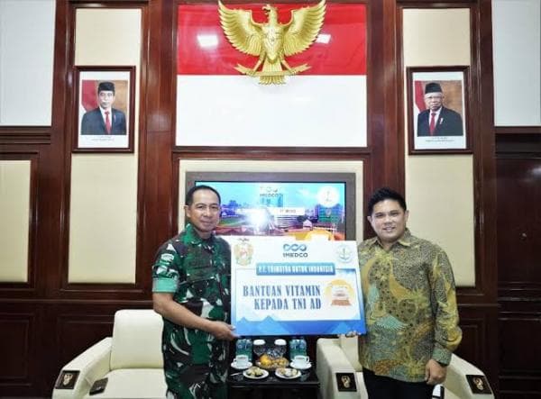 Prajurit Senang Dapat Bantuan Vitamin, Wakasad: Semoga bermanfaat