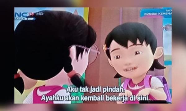 Viral Susanti Batal Pisah Dengan Upin Ipin, Apa Karena Gibran