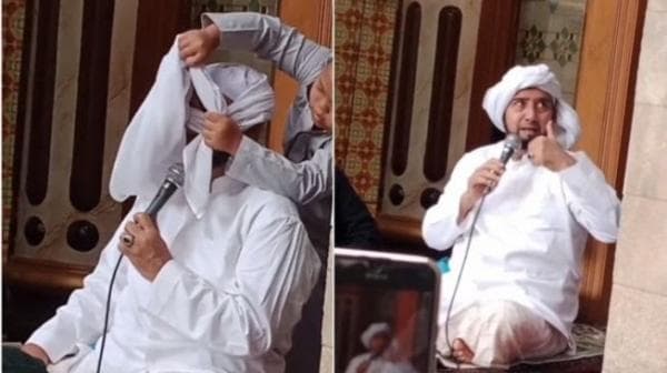 Momen Sorban Kepala Diacak-acak Anak 'Istimewa', Respon Habib Syech Bikin Adem!