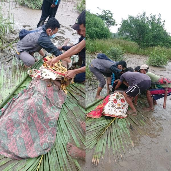 Janikah, Korban Hanyut Sungai Cipatujah Berhasil Ditemukan di Muara Batu Hideung
