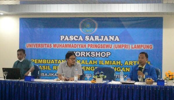 Pertama kali Workshop Jurnal Ilmiah Pasca Sarjana UMPRI LAMPUNG Pertama kali Workshop Jurnal Ilmiah Pasca Sarjana UMPRI LAMPUNG