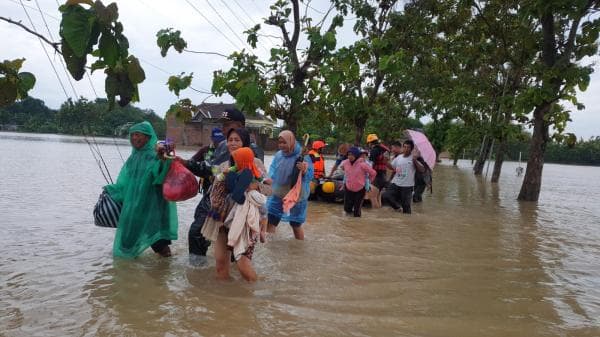 Sungai Bengawan Solo Meluap, 22 Desa di Sragen Terdampak Banjir