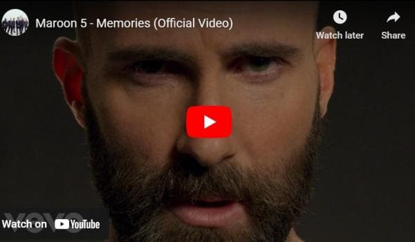 Lirik Lagu Memories - Maroon 5