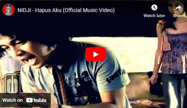 Nyanyikan, Lirik Lagu Hapus Aku - Nidji