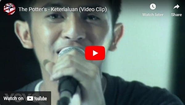 Lirik Lagu Keterlaluan - The Potter`s