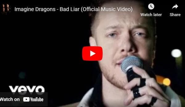 Lirik Lagu Bad Liar - Imagine Dragons