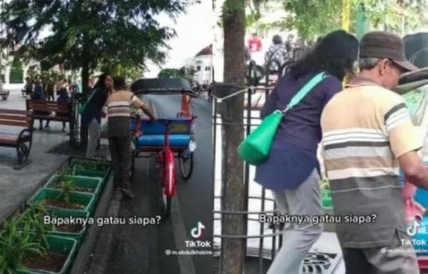 Viral Putri Keraton Yogjakarta Naik Becak, Netizen Bandingkan dengan Mario