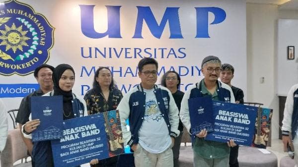 Aransemen Lagu Hymne UMP, Grup Band Indie Purwokerto Hyndia Dapat Beasiswa Anak Band