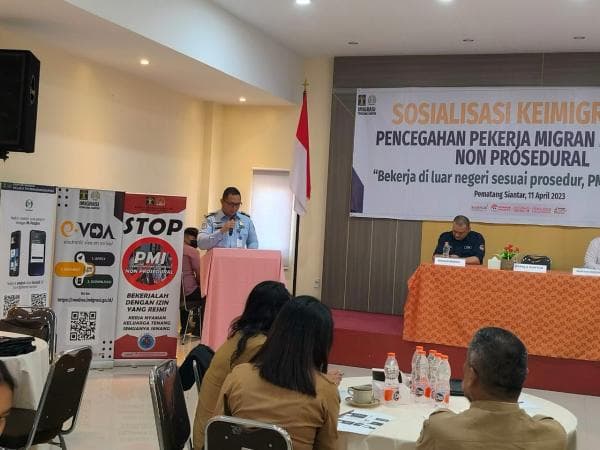 Kantor Imigrasi Pematang Siantar Edukasi Masyarakat Menjadi PMI Prosedural
