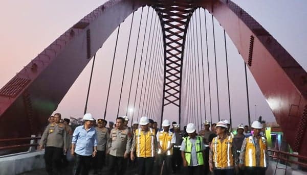 Kapolda Sumut: Jembatan Wampu di Perbatasan Sumut-Aceh Siap Digunakan Jelang Mudik Lebaran
