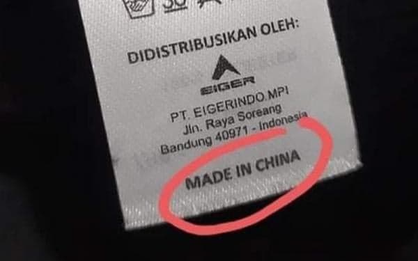 Heboh Produk Made In China, Begini Penjelasan Eiger