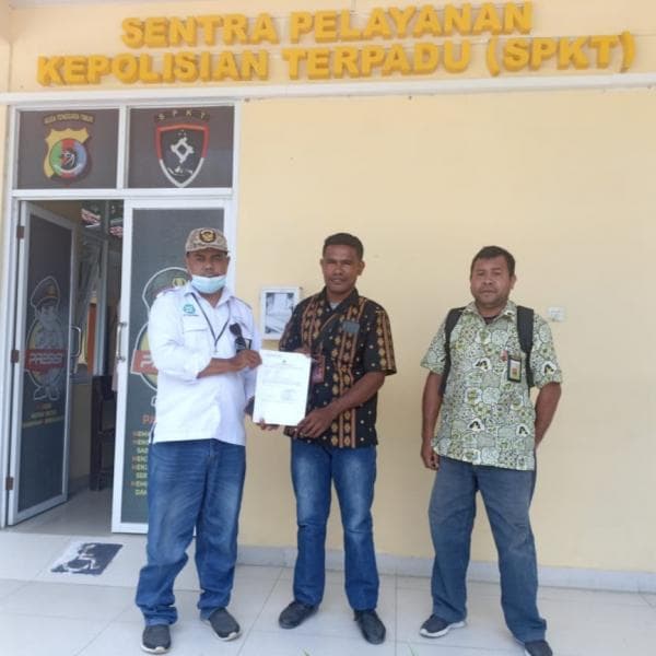 Halangi Kerja Pers, Manusia Bertopeng dan Oknum Wartawan dilaporkan ke Polda NTT