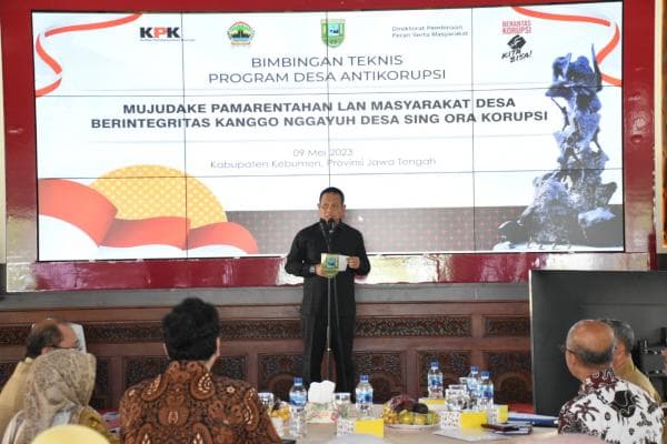 Keren, Bupati Kebumen Tetapkan 26 Desa Antikorupsi Keren, Bupati Kebumen Tetapkan 26 Desa Antikorupsi