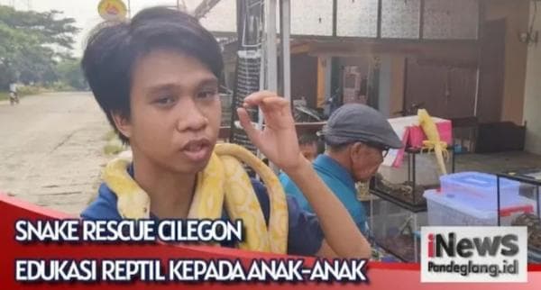 Snake Recue Cilegon Ajak Anak Lebih Mengenal Dunia Reptil