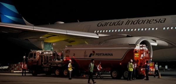 Pertamina Kawal Penyaluran Penerbangan Perdana Haji 2023 di Balikpapan