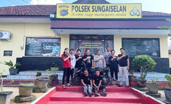 Bawa Kabur Sepeda Motor Tetangga, Nasib 2 Sekawan Ini Berakhir di Jeruji Besi